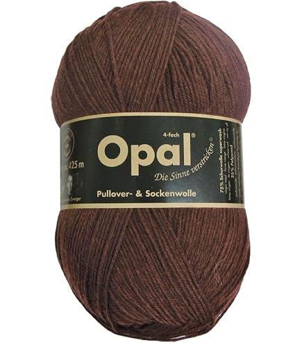 Amazon | 毛糸 ソックヤーン Opal オパール 単色 6ply（6本撚り